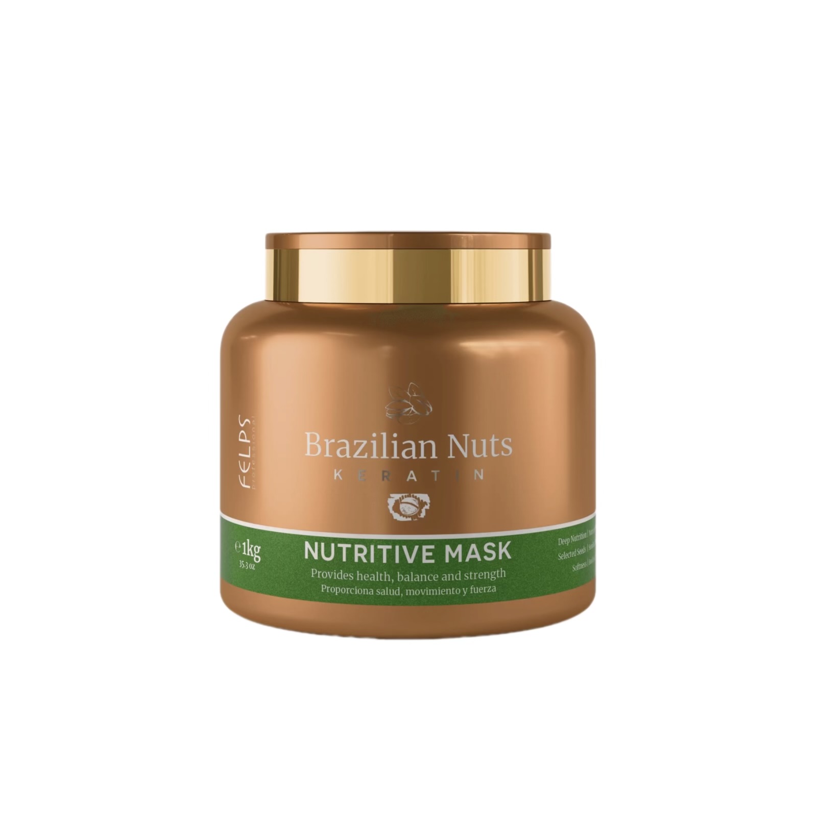 ماسك مو فلپس تثبيت ناتس Brazilian Nuts ١ كيلويي